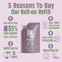 Salt of the Earth Clary Sage & Mint Roll-on Refill Deo Pouch